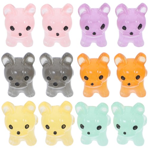 Pcs cani mini resina - pcs,