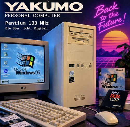 Yakumo retro intel pentium - pc,