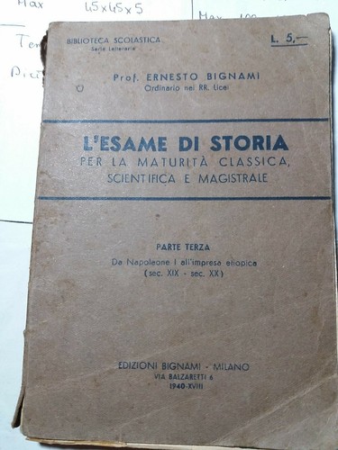 Bignami esame storia - esame, di