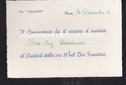 Invito comandante nave - comandante,