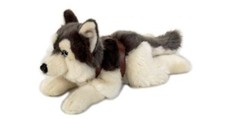 HUSKY DOG STRETCHED PLUSH
