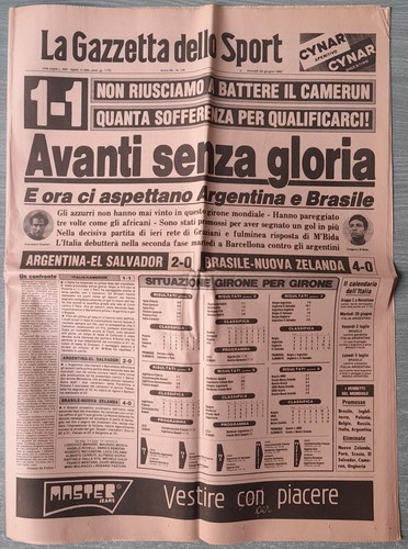 Giornale mondiali 1982 italia - giornale,