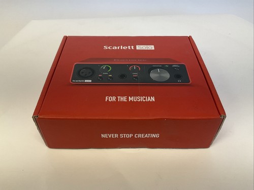 Focusrite scarlett solo - scarlett,