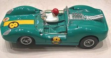 FLEISCHMANN Auto Rallye SLOT CAR Lotus GREEN Ref 3210 1/32 VINTAGE MONTECARLO 