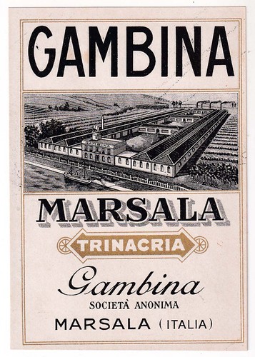 Etichetta gambina marsala - etichetta,