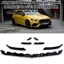 AEROKIT  SPLITTER LIP LAMA ANTERIORE MERCEDES CLASSE A W177 PREMIUM AMG A35