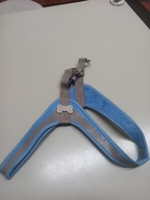 PETTORINA PER CANI DI TAGLIA MEDIA COLORE BLU E GRIGIO FUSS-DOG