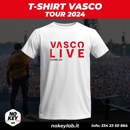 Vasco rossi shirt tour - t-shirt, live