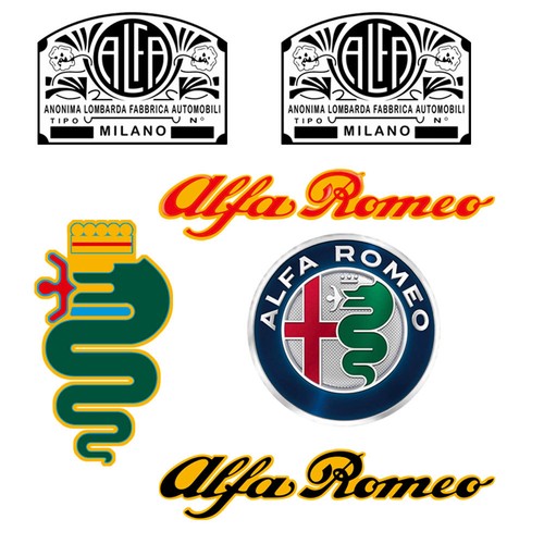 Adesivi alfa romeo sticker - adesivi,