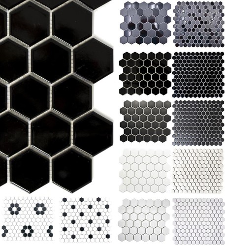 Hexagon mosaico ceramica - mosaico, in