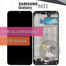 DISPLAY SAMSUNG M31 SM-M315 SCHERMO OLED + FRAME VETRO LCD TOUCH SCREEN