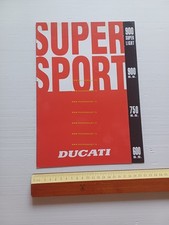 Ducati SuperSport 900 - 900 Superlight - 750 - 600 1994 depliant originale