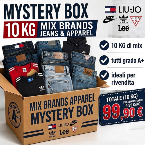Box stock lotto - kg, jeans