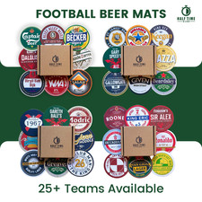 Football Beer Mat Coasters