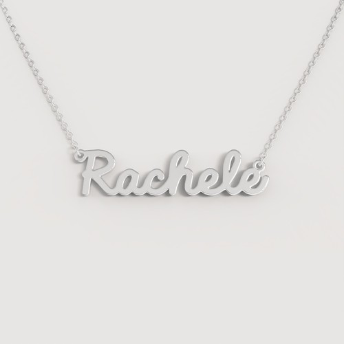 Collana nome donna acciaio - collana,
