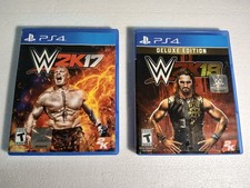 WWE 2K17 2K18 PlayStation 4