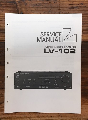Luxman 102 amplificatore - lv-102,