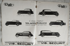 CARROZZERIA VIOTTI LANCIA ASTURA ARTENA AUGUSTA ARDITA BALILLA 1934 PUBBLICITA'