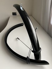 parafanghi parafango bici bicicletta Mountainbike mtb 26" ant+post Nero 