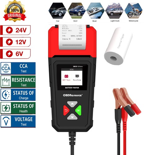 With printer car - with, battery