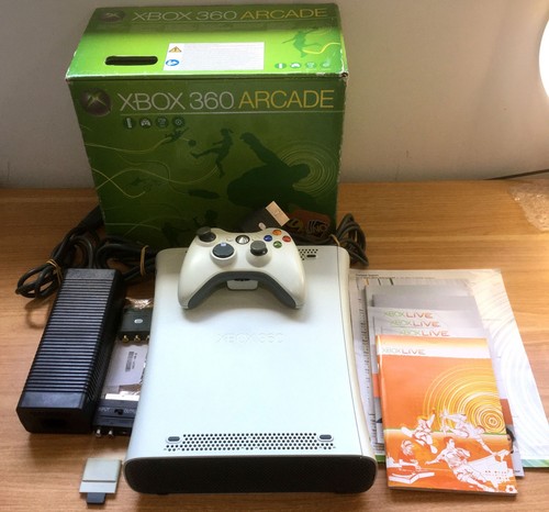 Console xbox 360 arcade pacman - xbox,