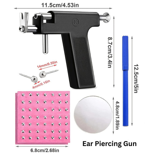 Kit pistola piercing orecchio - pistola,