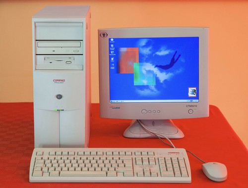 Vintage server compaq proliant - server,