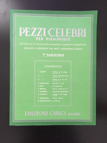 Pezzi celebri per pianoforte - , v