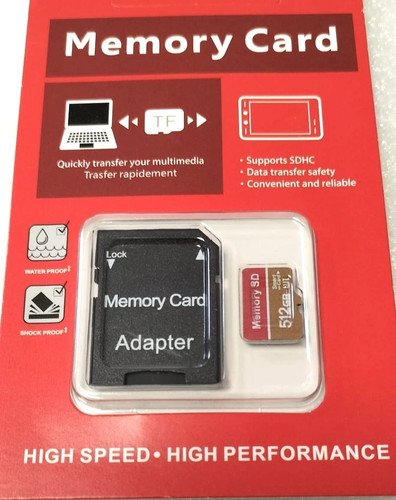 Scheda microsd 512gb sdhc - scheda,