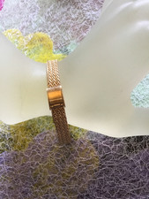 Bracelet maille serpent doré