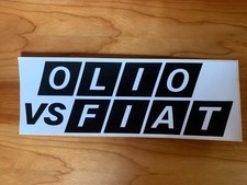 ADESIVO VINTAGE OLIO VS FIAT