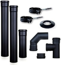 Kit tubi stufa pellet Ø80mm