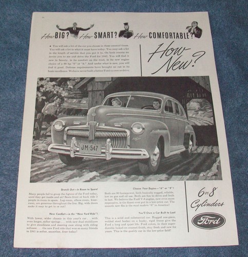 Pubblicità epoca ford - pubblicità,