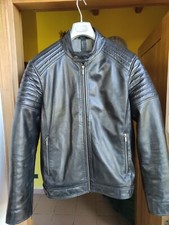 Giubbotto per uomo in vera pelle, marca Conbipel, taglia 54, usato pari al nuovo