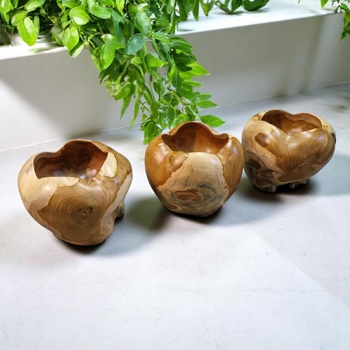 Vaso fiori legno - di,
