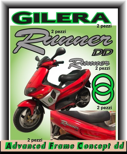 Adesivi scooter gilera runner - adesivi,