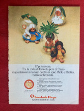 V63 Pubblicità Advertising Clipping 19x13 cm (70s) EVA CACIO PABLO BAMBOLE FURGA