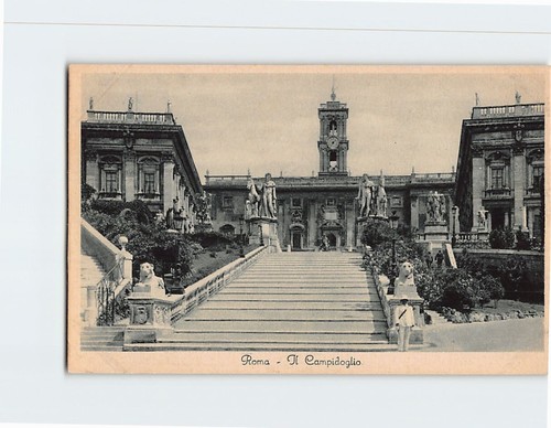 Cartolina campidoglio roma - cartolina,