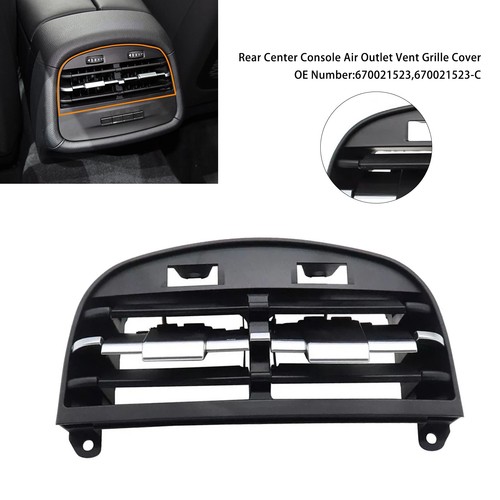 Rear center console air - center,
