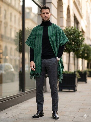 Poncho peruviano cotone - peruviano,