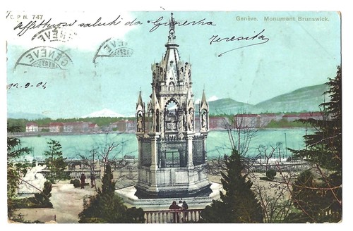 Cartolina svizzera ginevra - cartolina,