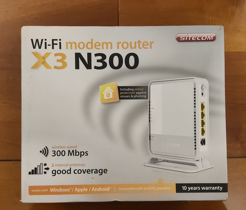 Sitecom modem router x3 - wi-fi,