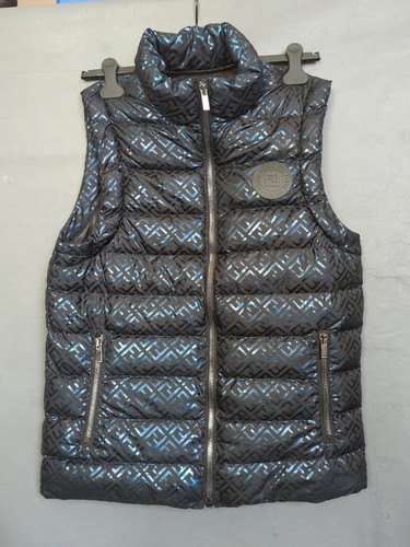 Gilet imbottito con stampa