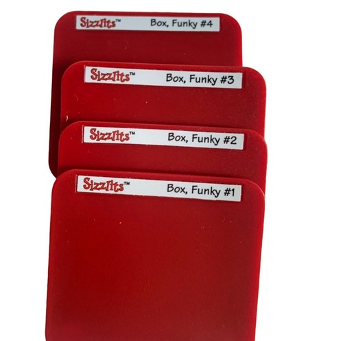 Sizzix sizzlits funky box set - sizzix,