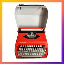 Macchina da Scrivere Olivetti Primavera Vintage Anni 70 con Custodia RARA