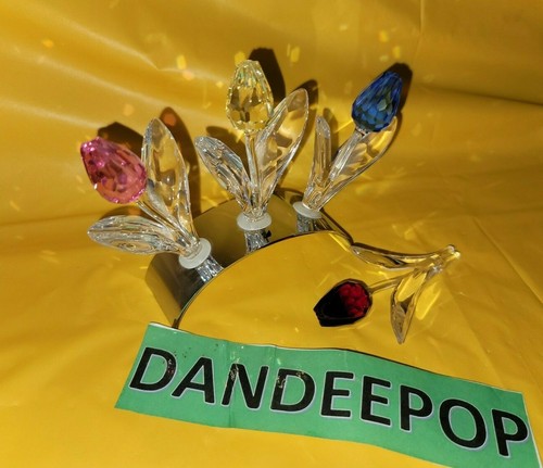 Swarovski crystal tulips - crystal,