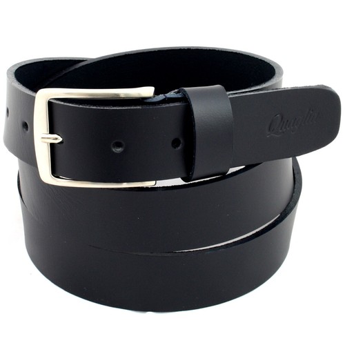 Cintura uomo vera pelle blu - vera,