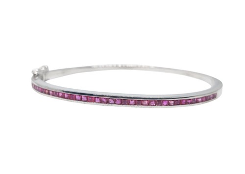 Rubino naturale bracciale - rubino,