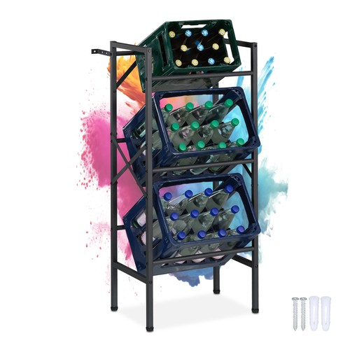 Scaffale per casse bevande - casse,