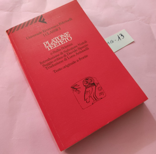 Libro platone teeteto - libro,